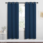 NICETOWN Bedroom Curtain Panels Blackout Draperies, Thermal Insulated Solid by NICETOWN