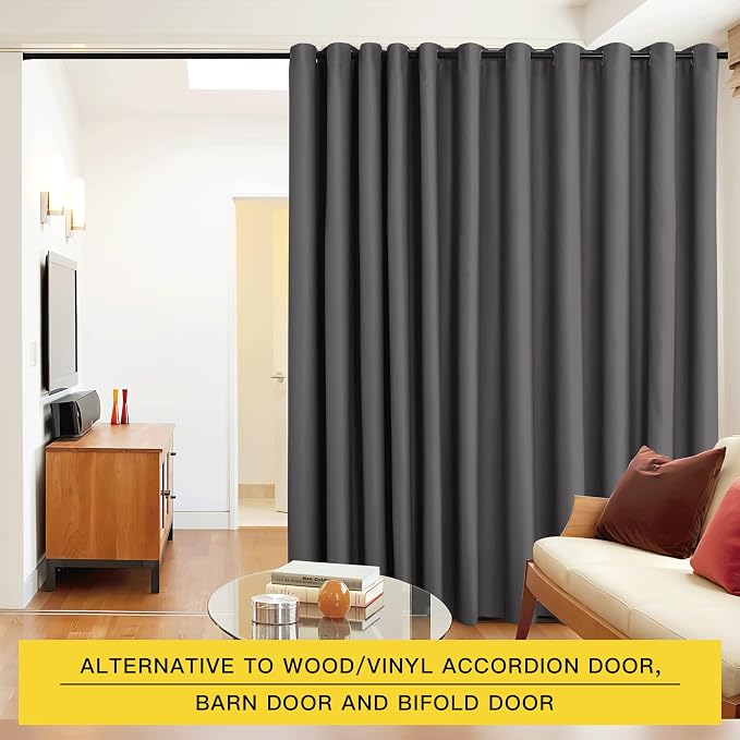 NICETOWN Room Dividers Curtains Screens Partitions, Premium Heavyweight Laundry - Image 3