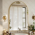 XRAMFY 32"x48" Arched Bathroom Mirror by XRAMFY