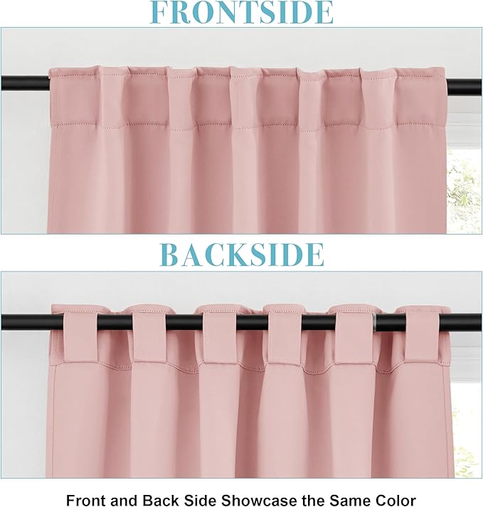 RYB HOME Girls Blackout Curtains 54 inches Long - Image 6