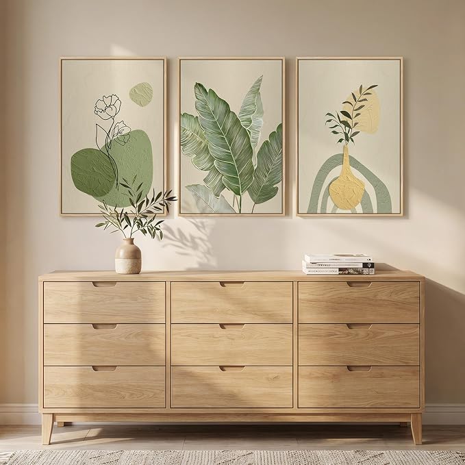 Framed Botanical Modern Wall Art - Image 6