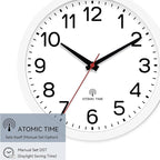AKCISOT Atomic 10 Inch Wall Clock, Analog Indoor Battery Operated Clock - Image 5