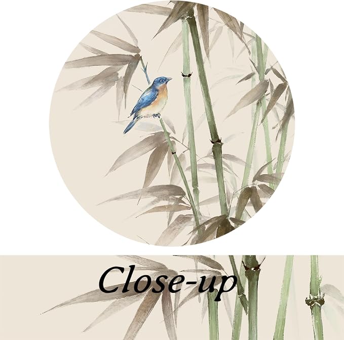 KREATIVE ARTS 3 Piece Bamboo Canvas Wall Art Set Zen Print - Image 5