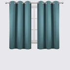LEMOMO Sea Teal Thermal Blackout Curtains/38 x 54 Inch/Set of 2 Panels Room - Image 2