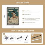 YuzhongART Vintage Lose Your Mind Find Your Soul Poster Mental Health Quote - Image 7