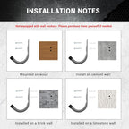 HOME MASTER HARDWARE 12 Pack 4-Inch Heavy Duty Garage Storage Wall Hooks - Image 5