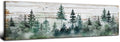 Farmhouse Pine Tree Wall Art Forest Picture Wall Decor Rustic Wood Mountain by AREBOLOLLC