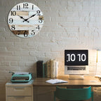 KECYET Wall Clock Battery Operated 10 Inch Silent Non-Ticking Coastal Country - Image 8