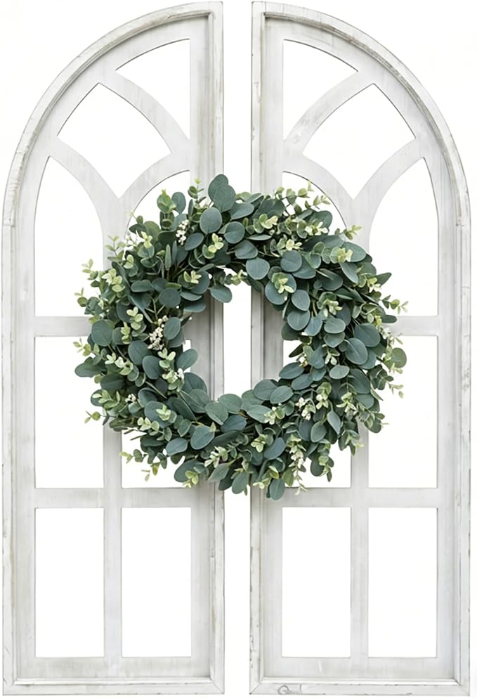 SwallowLiving Set of 2 Cathedral Arch Window Frame Wall Decor by SwallowLiving