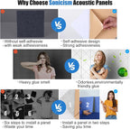 Sonicism 18 Pack X-Lined Acoustic Panels - Image 4