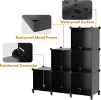 HOMIDEC Closet Organizers and Storage, 9 Cube Storage Organizer, Portable - Image 8