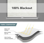 Cordless Roller Shades Blackout Blinds - Image 4