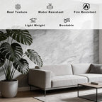 3D Wall Panels - 4PCS 47.2"x23.6" Faux Stone Wall Covering - MCM Modified Clay - Image 3