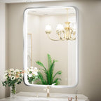 24x36 Inch LED Bathroom Mirror by FTOTI