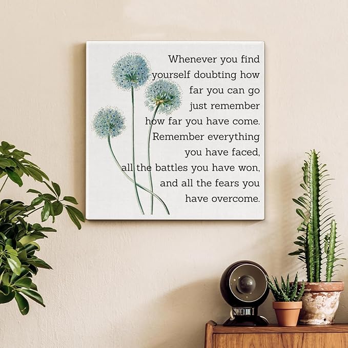 Motivational Quotes Wall Art Decor, Inspirational Graduation Decor Gift - Image 3