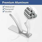 pickpiff Silver Self Adhesive Coat Hooks - Image 5