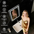 LED Bathroom Mirror, 16 x 24 Inch Anti-Fog Bathroom Mirror - Image 2
