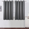 LEMOMO Frost Grey Thermal Blackout Curtains/52 x 54 Inch/Set of 2 Panels Room by Lemomo