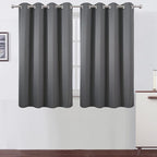 LEMOMO Frost Grey Thermal Blackout Curtains/52 x 54 Inch/Set of 2 Panels Room by Lemomo