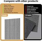 RITOLLO 8 Packs Acoustic Panel 47.2"×23.6" Sound Absorbing Slat Wall Panels - Image 3