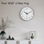 Modern Silent Wall Clock - Image 2
