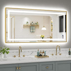 60x30 Inch LED Bathroom Mirror by Briivuemodernmirrors