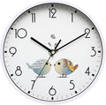 NUOVO 8 Inch Round Wall Clock Silent & Non-Ticking Retro Wall Clock Operated by Unknown