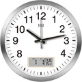 HITO 16 Inch Silent Wall Clock Battery Operated by hito