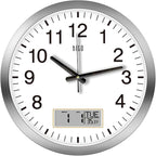 HITO 16 Inch Silent Wall Clock Battery Operated by hito