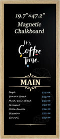 Magnetic Chalkboard for Wall, Long Chalk Board, Wall Hanging Menu for Restaurant by TORASO