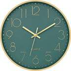 Foxtop Modern Wall Clock 12 Inch Silent Non Ticking Battery Operated Round by Foxtop