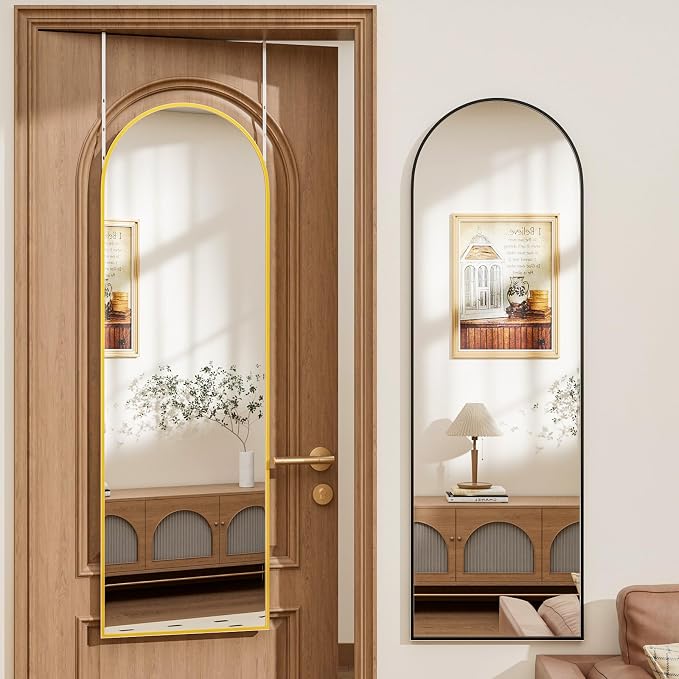 Rowjut Full Length Door Mirror, Wall Mounted Wall Mirrors, Cloakrooms - Image 7