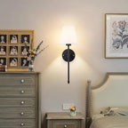 Peel and Stick Wall Sconces, Stick On Wall Sconce Set of 2, Battery Operated - Image 9