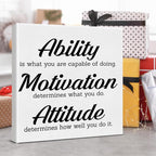 Inspirational Office Wall Decor, Motivational Plaques - Image 7