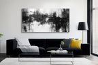 VHMING Black Abstract Wall Art Decor Black and White Painting Pop Culture Wall - Image 2