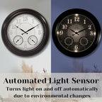 24 inch Illuminated Outdoor Clock - Image 5