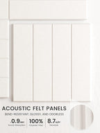 Bumusty Large Cork Board Alternative-48 x 36" Felt Bulletin Board Tiles - Image 3
