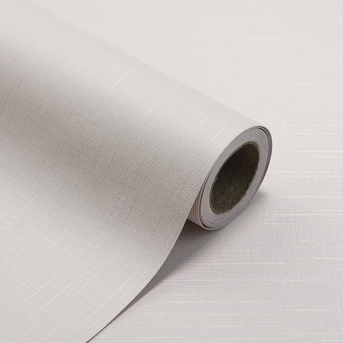 Grasscloth Peel and Stick Wallpaper Beige Gold Wallpaper15.7 x 1181" Linen by TAPETYLLER