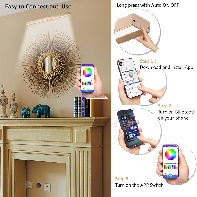 MIOBLUE Rechargeable Picture Light, Battery Painting Light Display Lamp - Image 5