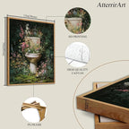 AtterrirArt Framed Funny Bathroom Wall Art, 12 * 16inch, Vintage Toilet Bowl - Image 4