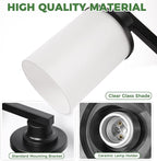 DORESshop 17 Inch Bathroom Light Fixtures, 3-Light Black Bathroom Vanity Light - Image 4