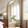 Dewfig Arched Gold Full Length Mirror, Full Body Mirror by YourSpacePerfectlyReflected