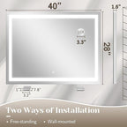 FENNIO Large Vanity Mirror - Image 7