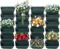 24 Pack Vertical Garden Planter, 13 inch Wall Mounted Planter by kunghei