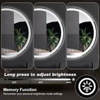 Sweetcrispy 28 Inch Round LED Bathroom Mirror - Image 6