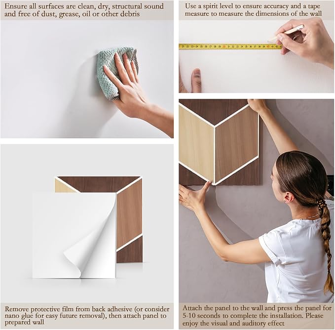 12Pack Acoustic Panels, Self-Adhesive Sound Proof Panels - Image 5