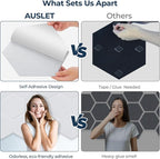 12 Pack Hexagon Acoustic Panels, Self-Adhesive Acoustic Wall Panels - Image 7