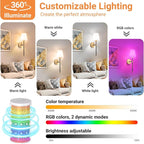 Peel and Stick Wall Sconces, Stick On Wall Sconce Set of 2, Battery Operated - Image 5