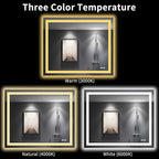 LOAAO 48"X40" LED Bathroom Mirror - Image 5