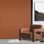 OUZUGIE WPC Acoustic Slat Wall Paneling, Living Room, TV Background, Study Room - Image 2